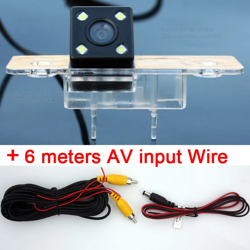 wired Для VW Skoda Octavia 1U MK1 1Z Laura MK2 1996 до автомобильный монитор DVD gps камера заднего вида обратный резервный HD CCD ночное видение - Название цвета: wired