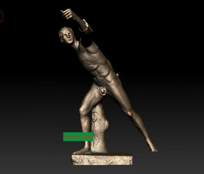 

3D model for cnc 3D CNC machine in STL file format Borghese fighter