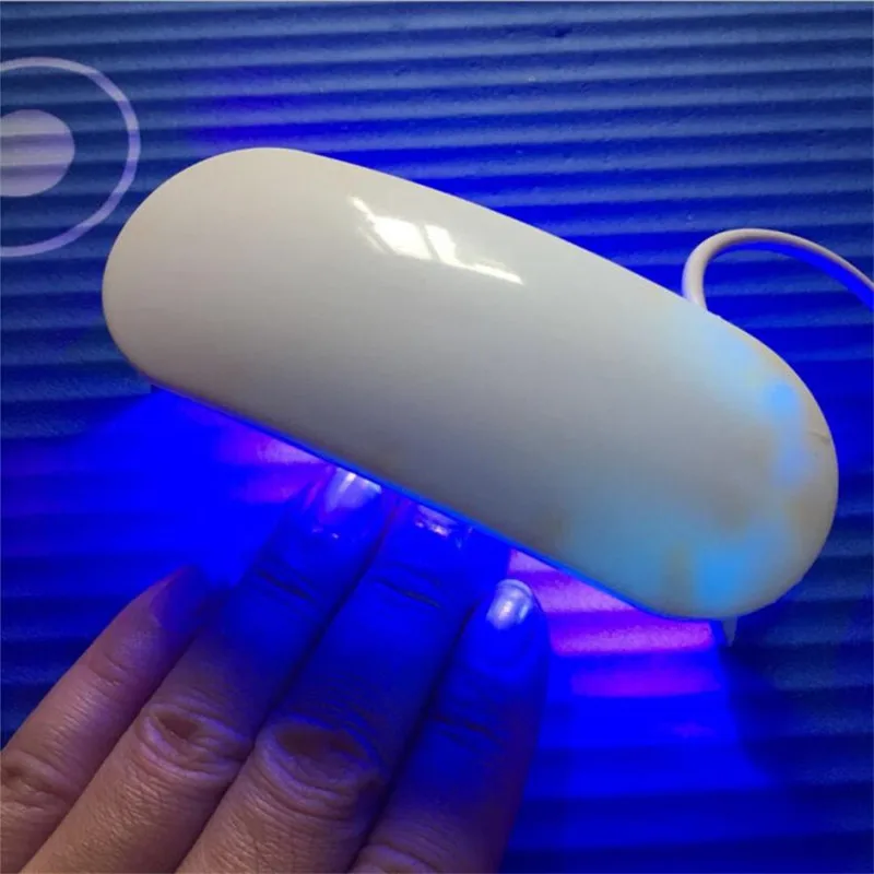 USB Мини УФ гель для ногтей отверждающий светильник Гель лак Сушилка машина