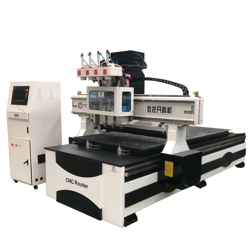 ПВХ WPC MDF полностью автоматическая машина для изготовления дверей 3D ATC CNC резьбы по
