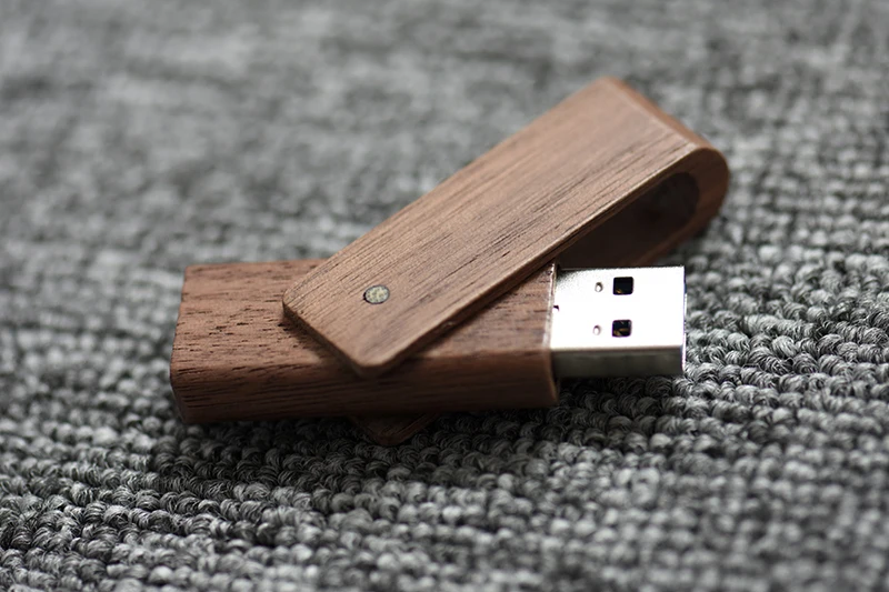 Клиентский логотип деревянный вращающийся usb флэш-накопитель из натурального дерева перевернуть флеш-накопитель 4 GB/8 GB/16 GB/32 GB/64 GB карта памяти