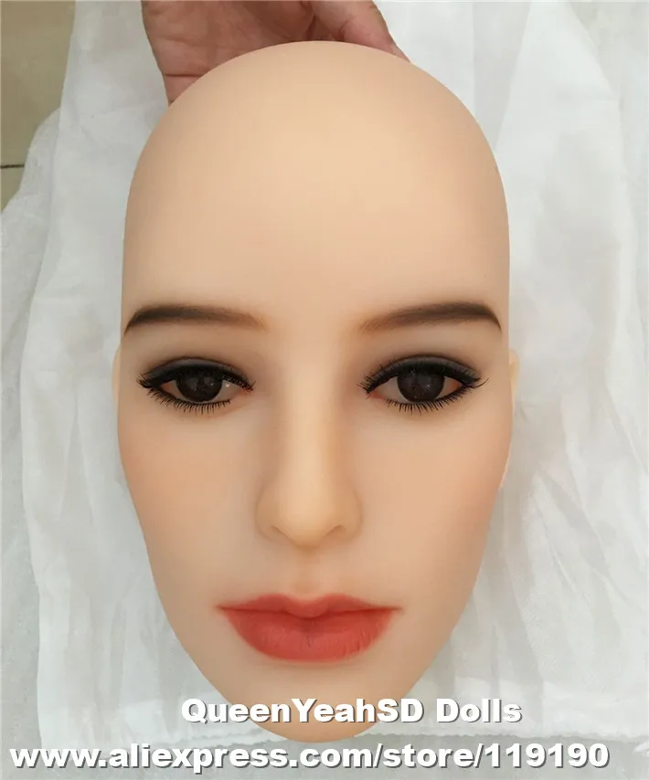 #116 Высококачественная твердая Силиконовая секс кукла с головой для куклы