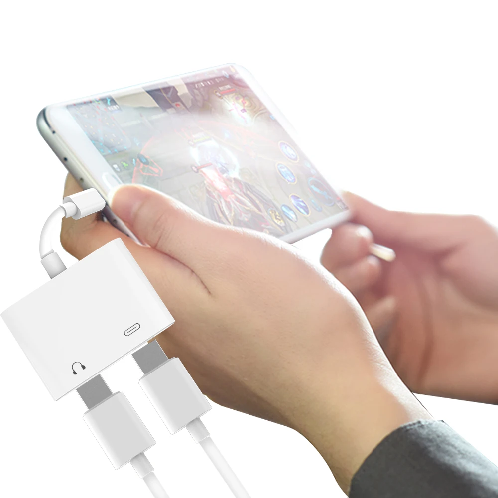 2 в 1 USB C к двойному тип c цифровой аудио сплиттер адаптер музыкальный Разъем для