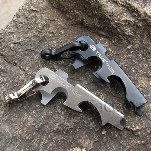 

1pcs 8 in 1 EDC Outdoor Survival Gear Keychain Stainless Steel Multi-function Tool