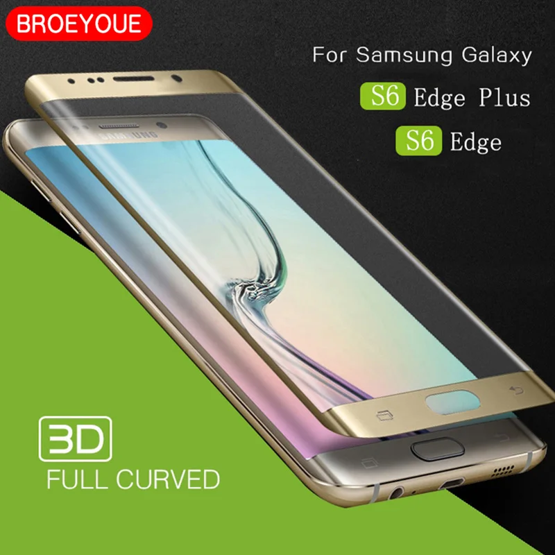 Закаленное стекло для Samsung S6 S7 S8 S9 S10 SE Edge Plus Note 8 9 защитная 3d пленка с закругленными