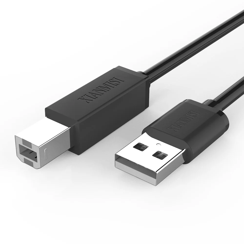 Высокоскоростной кабель для сканера Xiaomi USB 2 0 типа A папа-B папа Кабель принтера