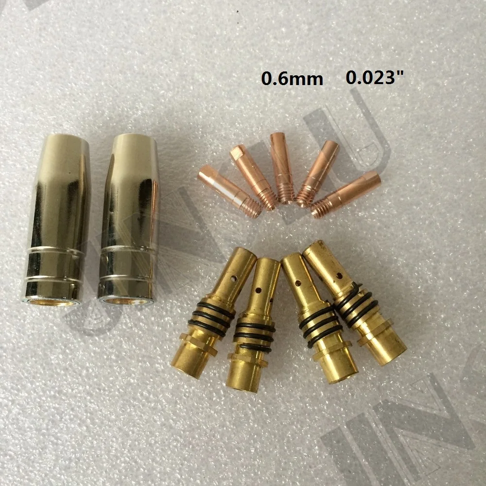 OEM Binzel BW MB 15AK MB15 15 AK Контактный наконечник 0.6 мм 0.023 &quotфорсунки миг-200 сварки факел 11
