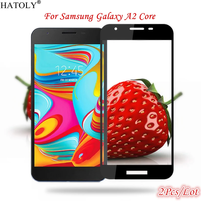 

2 шт. стекло для Samsung Galaxy A2 Core закаленное стекло Защита для экрана полное клеевое покрытие защитное стекло для Samsung A2 Core A260