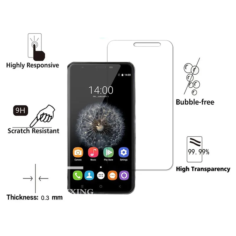 9H закаленное стекло для Oukitel C5 Защитная пленка экрана Pro защитное | Мобильные