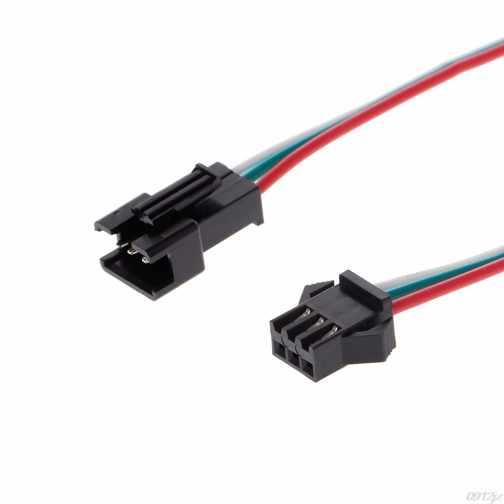 10 пар 3 Pin JST SM Штекерный разъем кабеля для WS2812B WS2812 WS2811 Светодиодная лента лампа 4XFD