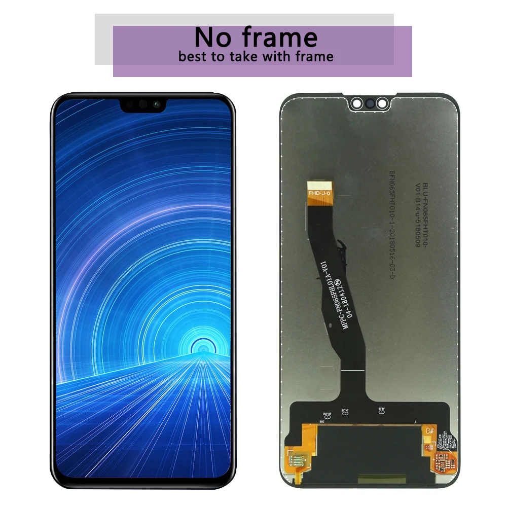 ЖК дисплей 6 5 дюйма для Huawei Honor 8X дигитайзер сенсорного экрана в сборе с рамкой