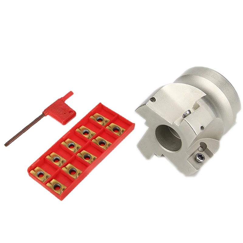 Концевая фреза BAP400R 50 22 + 10 шт. пластины APMT1604 для фрезерных станков с ЧПУ 1 комплект