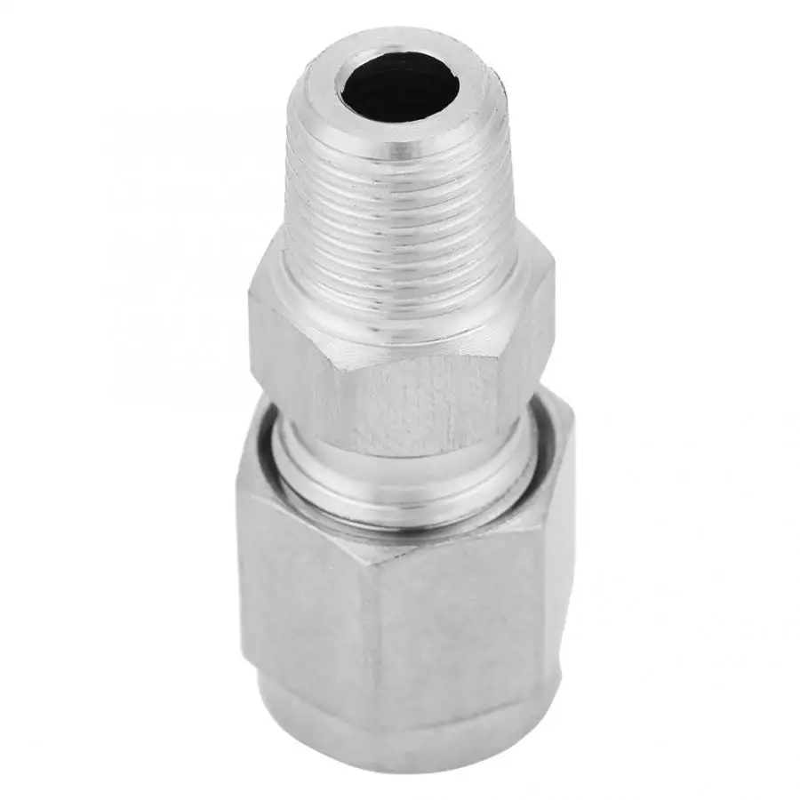 Фитинги для труб из латуни и нержавеющей стали SS304 штуцер 1/8NPT штепсельная резьба