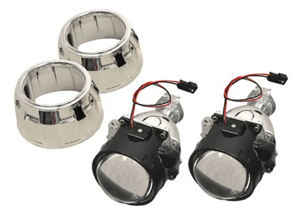 1 пара [непревзойденный на $ X.99] 2 5 &quotМини ксенон H1 HID объектив проектора с кожухом