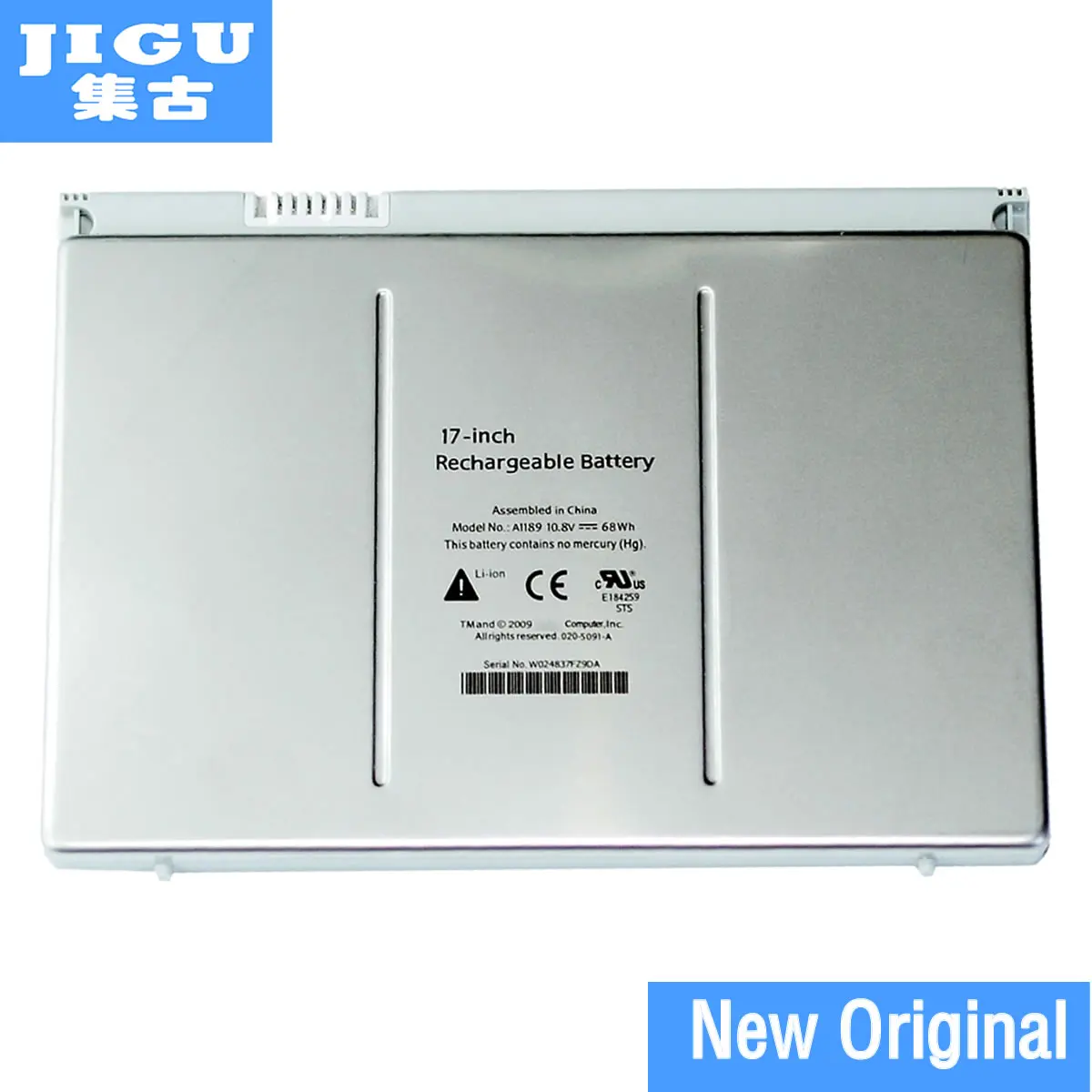 Оригинальный аккумулятор JIGU A1189 для ноутбука APPLE MA092CH/A MA611B/A MA897J/A MB166B/A MA458G/A