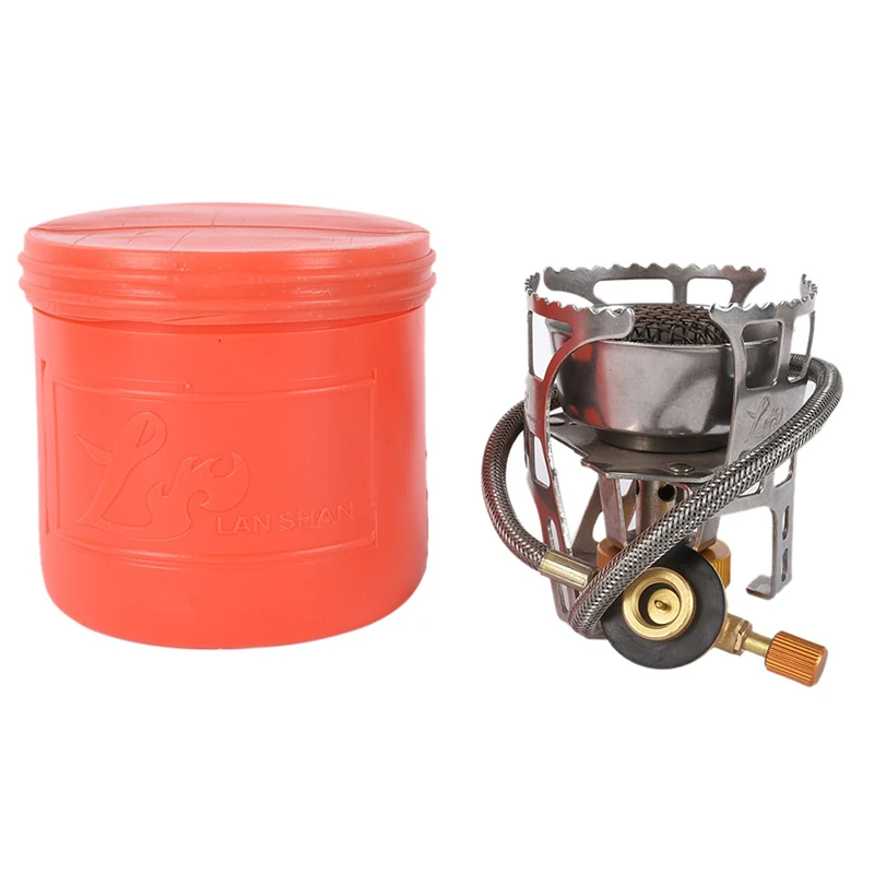 2019 Camping Stove Separate Windproof Cooking Equipment Butane Fuel High Stainless Steel Iron Aluminum | Спорт и развлечения