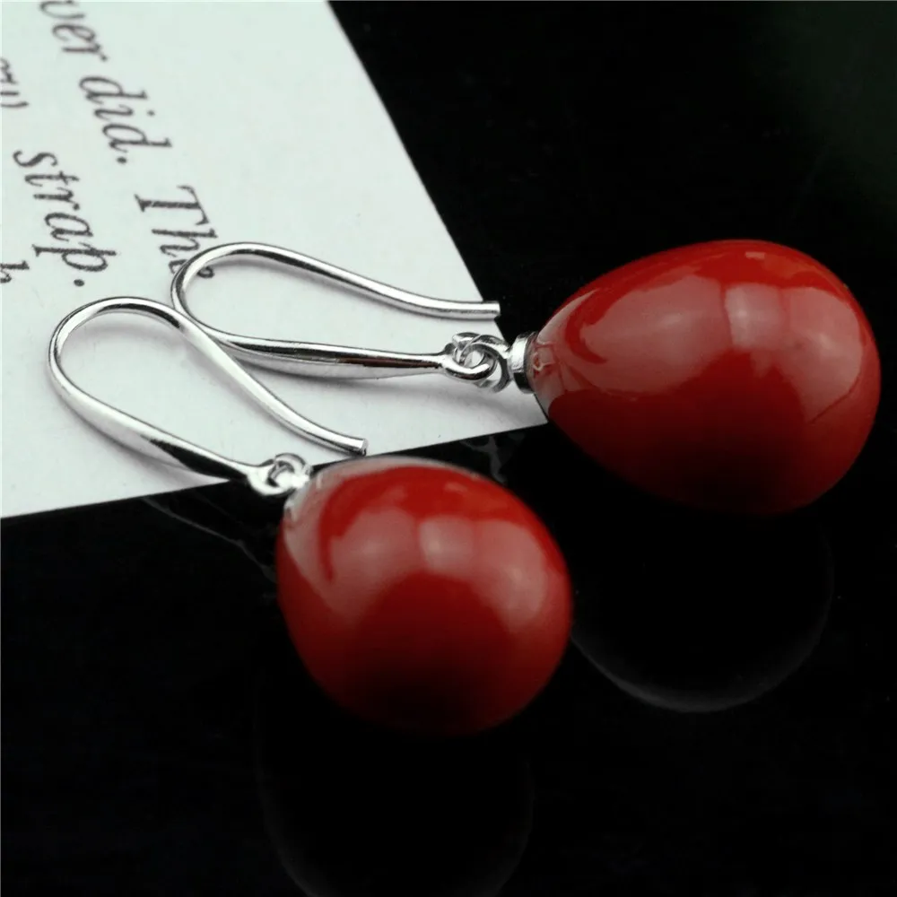 Женские серебряные серьги 925 пробы жемчужные индивидуальные очаровательные