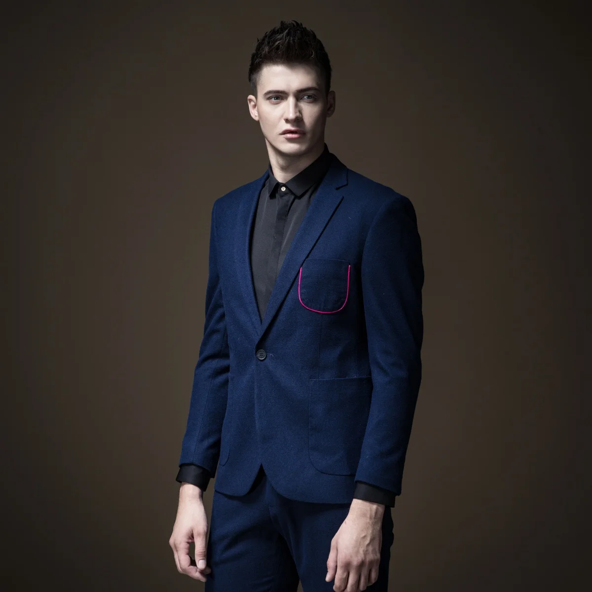 

Mens Blazer Real Stage Costumes For Singers Blaser Masculino Pinli Pin Lai 2018 New Style Men's Suit, Pure Jacket, B183306181