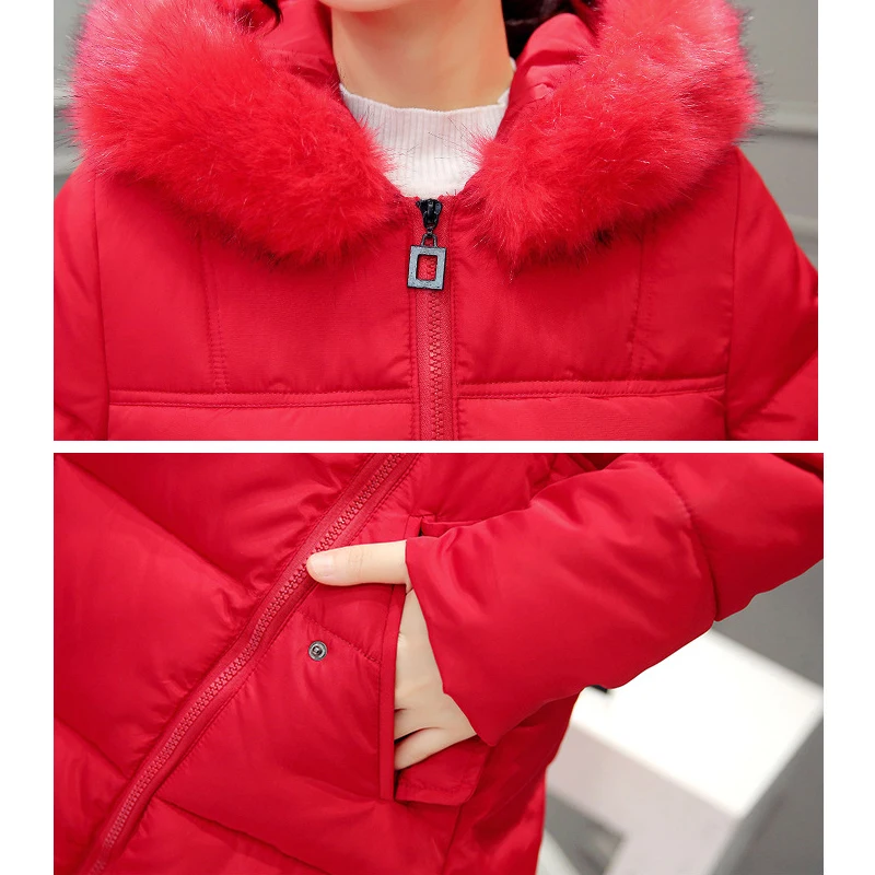 OkayMom черное зимнее теплое пальто для беременных ветровка пуховые парки одежда