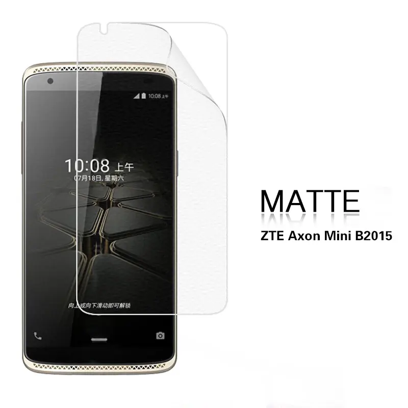 HD прозрачный глянцевый пленка для ZTE Axon Lux Max Mini матовая анти-отпечатков пальцев