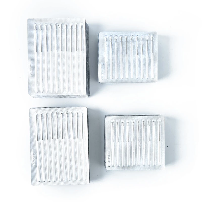 

100 Pcs Disposable Sterile Needle 4 Sizes Asepsis For Ears Skin Detox Needles