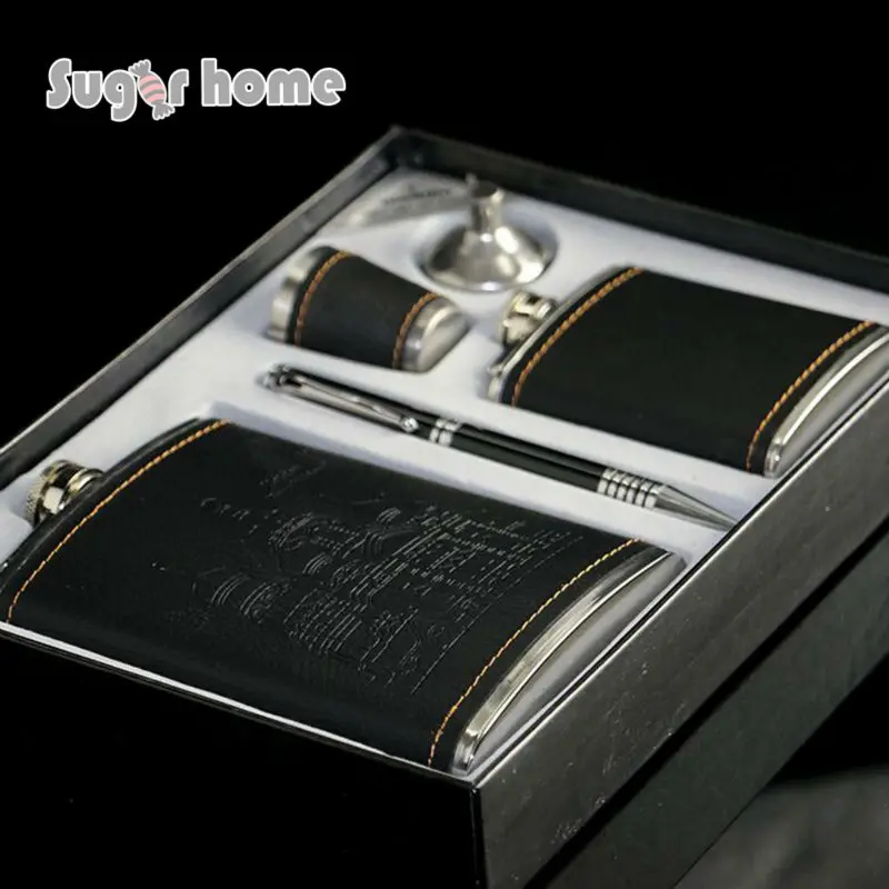 Mealivos 9 oz 304 stainless steel hip flask Gift box personalized liquor flagon vodka rum alcohol bottle groomsman jagermeister|hip gift