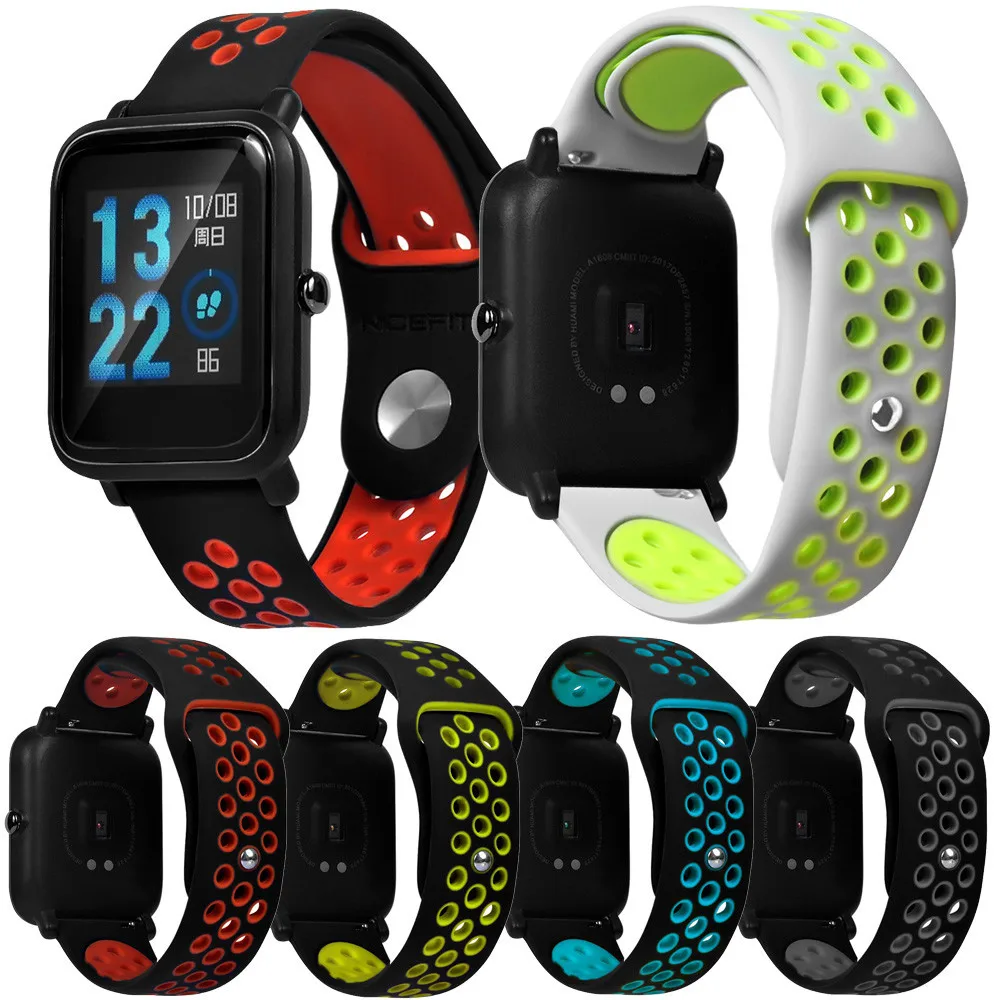 Легкий вентилируемый браслет на запястье для Huami Amazfit Bip Youth Watch сменный ремешок