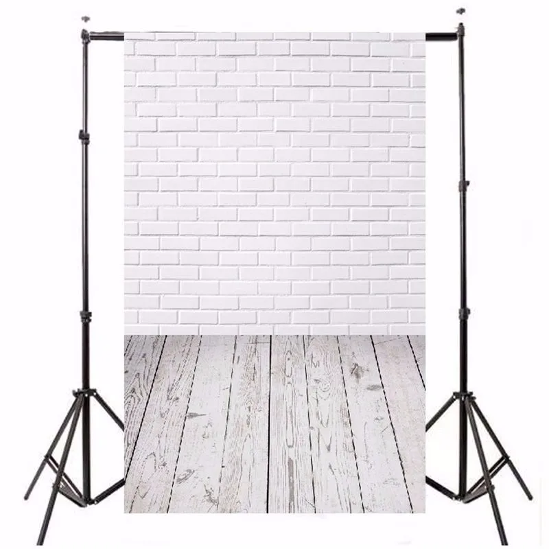Freya 2,1x1,5 м Виниловый фон для фотосъемки белая кирпичная стена старая деревянная текстура фотографические фоны 5x7фт для студийной фотосъемки