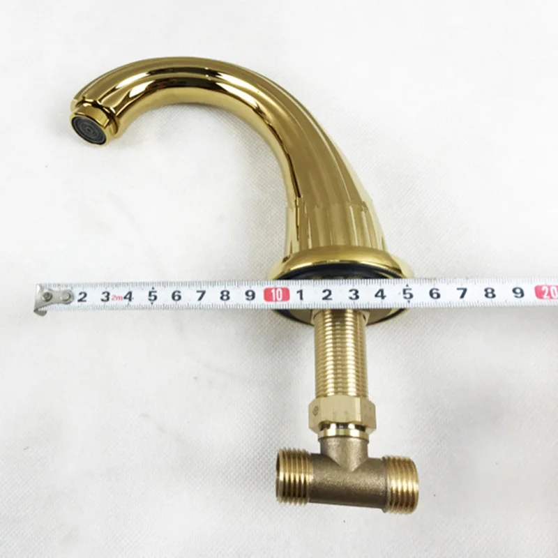 Смеситель для раковины кран с золотым покрытием бесплатная доставка|basin faucet|sink