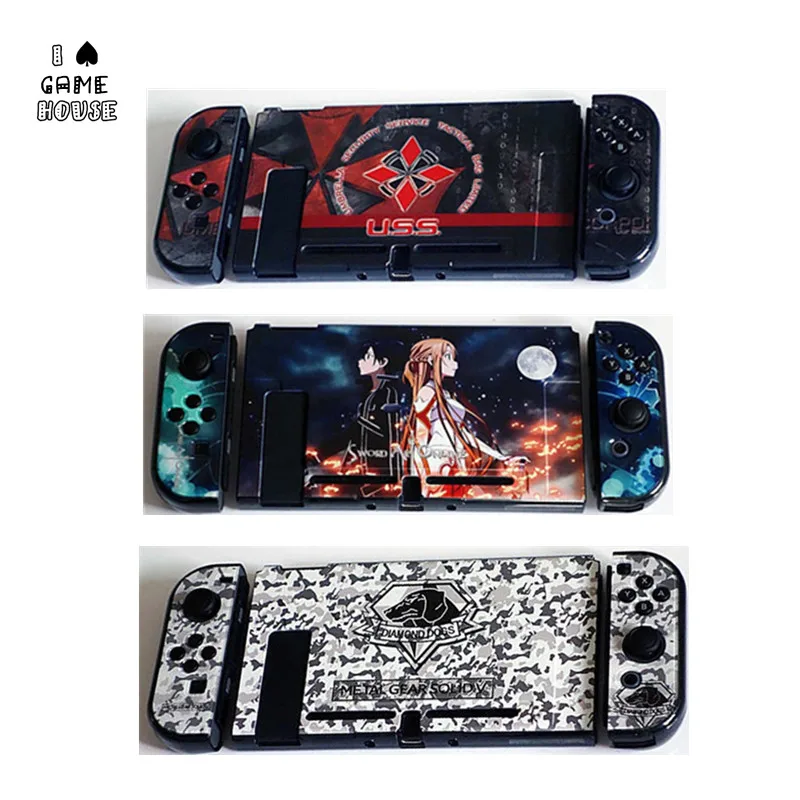 Чехол FoPcc для Nintendo Switch с ярким рисунком и жестким кристаллом|Чехлы| |
