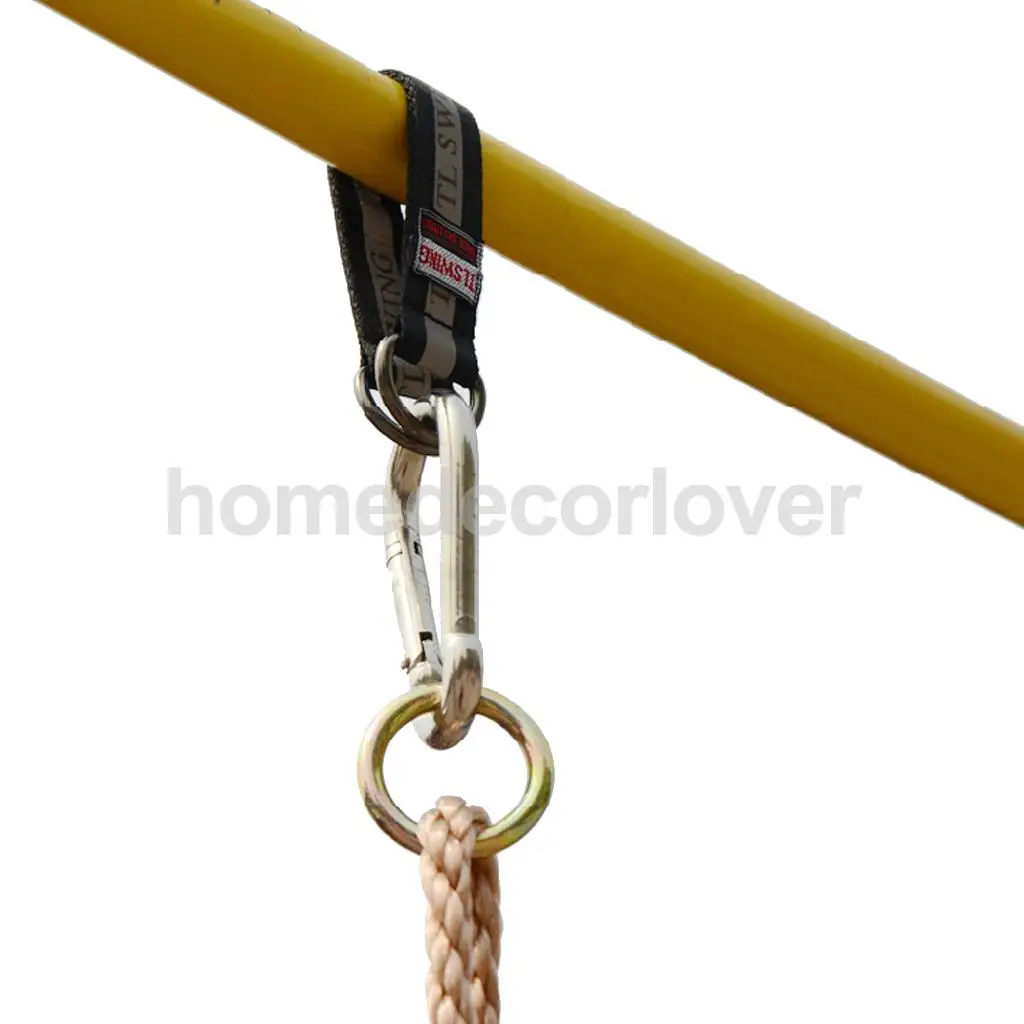 

2pcs Strong Durable Hanging Straps Back Bar Beam Swing Seat Swingset 54cm