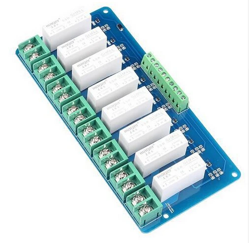 8-канальный SSR 5A DC-DC 5 V-220 V твердотельные реле постоянного тока | Электронные