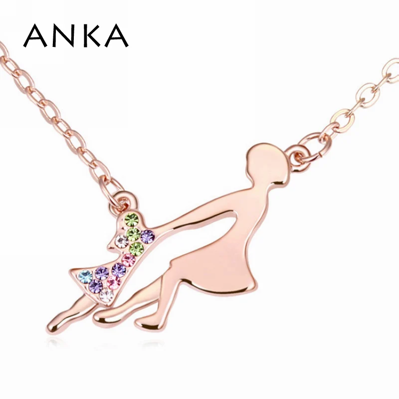 Счастливая мама и дочь ожерелье со стразами ювелирные изделия новые модные