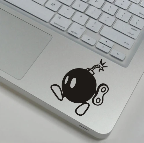 WS-black(153) Частичная наклейка s для Macbook air pro retina 13 15 черный мультяшный ноутбук Водонепроницаемая наклейка для lenovo/Xiaomi/hp/Asus/Dell - Цвет: WS-black(153)