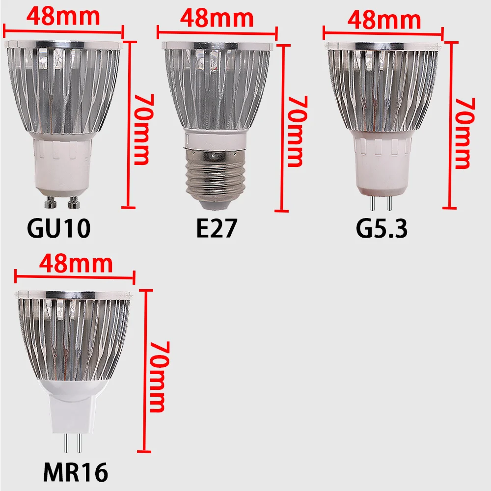 Gu10 E27 Mr16 лампада Led 5 Вт точечная лампочка Ac85 265v прожектор теплый белый холодный