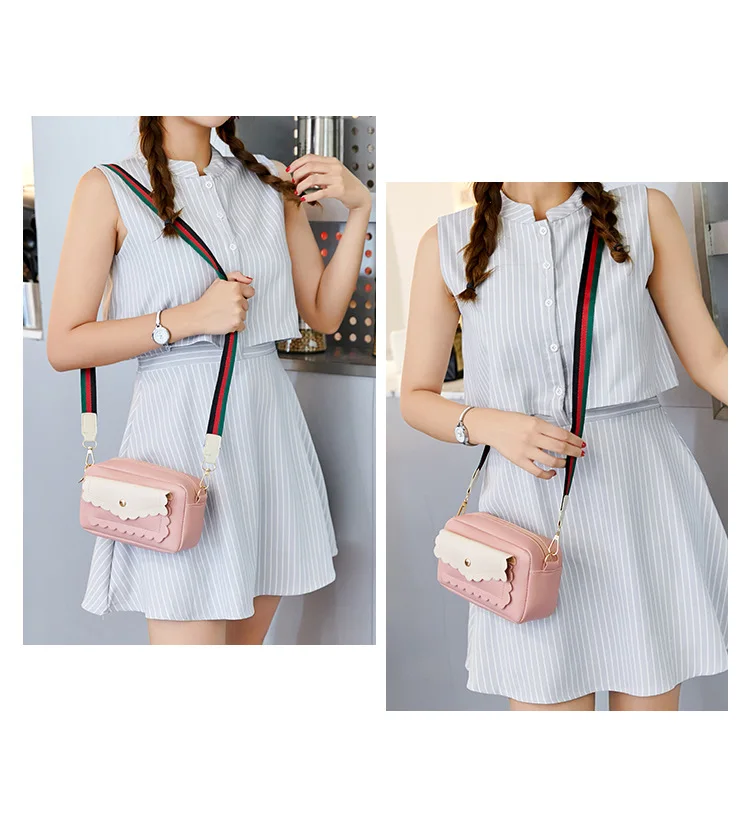 Famous Brand Shoulder Bags for Women Fashion Luxury Camera Bag Female Webbing Messenger Bag for Ladies Girls Crossbody Bags