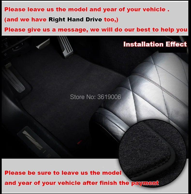 SmRKE для Audi A4 2008 2016 автомобильные коврики ковры индивидуальные противоскользящие