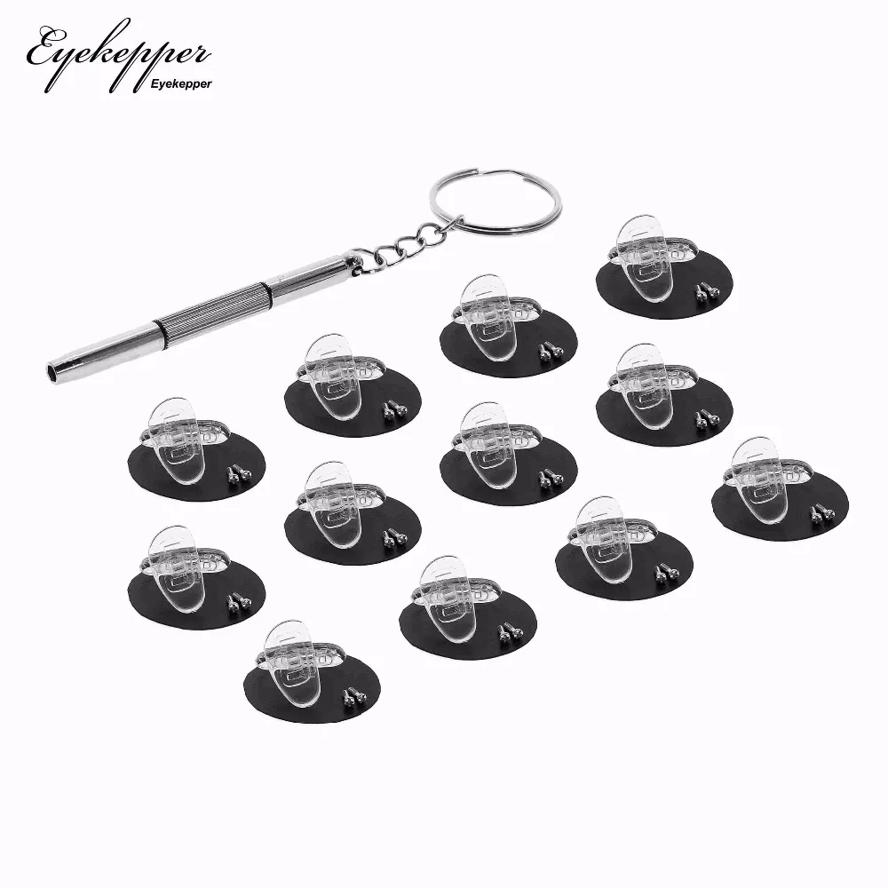 TY01 LUOSI LUOSIDAO Eyekepper15mmD shapedScrew in softsilicone носовые упоры для очков/Бонус мини 3 в 1