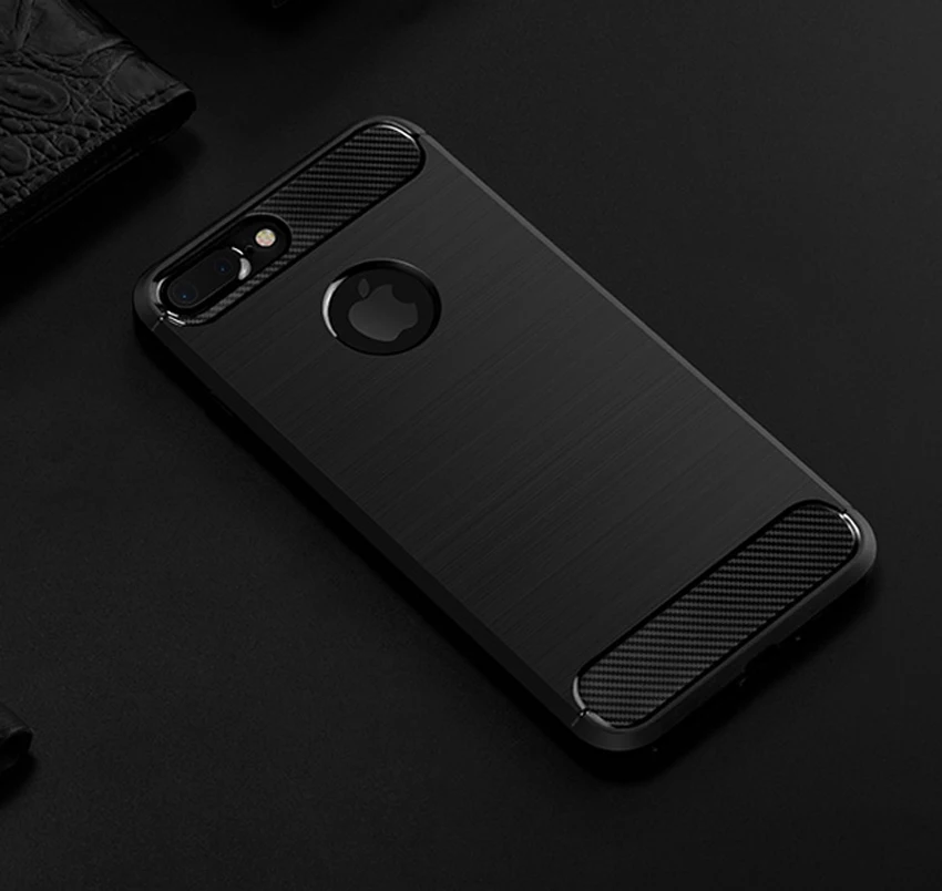 New Soft TPU Carbon Fiber Phone Case For iPhone X 8 7 Plus 6 6s 5 5s SE XS MAX XR 11 Pro Max Luxury Armor Silicone Shockproof |