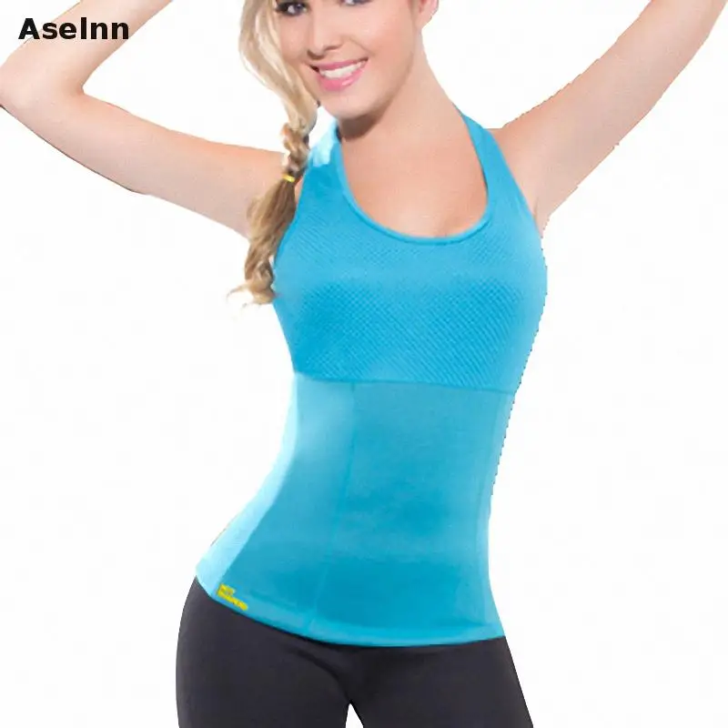 Aselnn 2019 Новый Модный женский шейпер для похудения жилет карамельный цвет