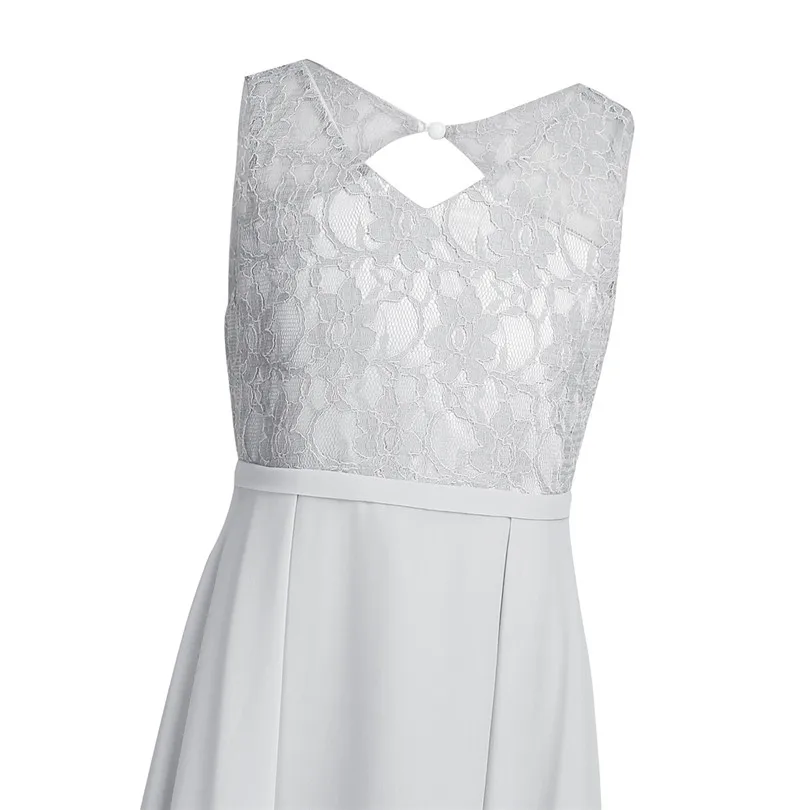 TiaoBug Элегантные Девушки Длинные Шифон Невесты Платья Принцесс Бальное платье