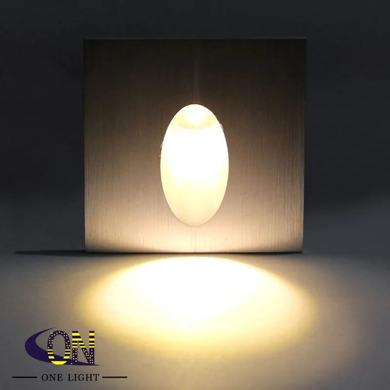 Квадратный Круглый Встраиваемый светодиодный светильник 3 Вт настенные