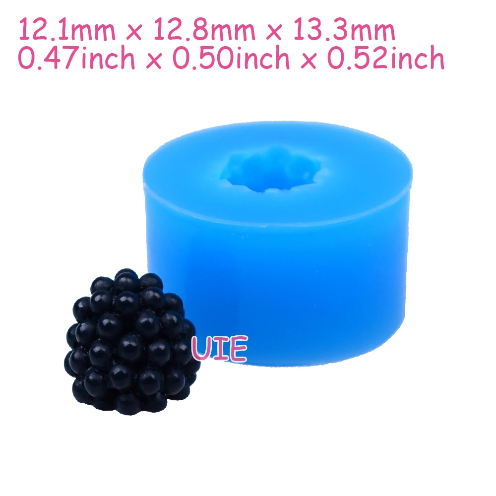 SYL038U 13 3 мм 3D фрукты черники силиконовые формочки для фруктов Пресс Формы кексов