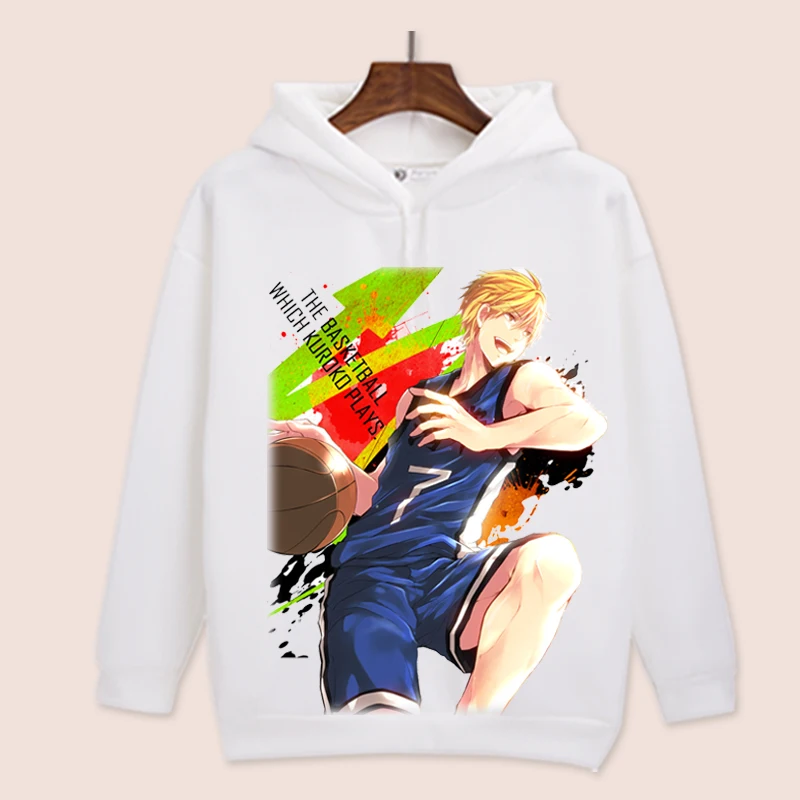 Высокое качество Q унисекс Аниме Kuroko no корзина с капюшоном Tetsuya Кагами Тайга Хьюга