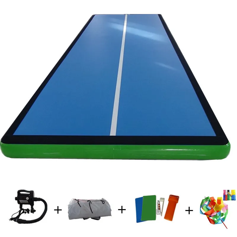 

Надувной воздушный коврик для тренажерного зала, тренировочная дорожка, 2 года гарантии и поставка, коврик для фитнеса 3 м x 4 м x 30 см