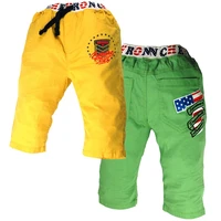 5 8y boys summer jogging trousers letters numbers print pockets canter big size sport mh3706