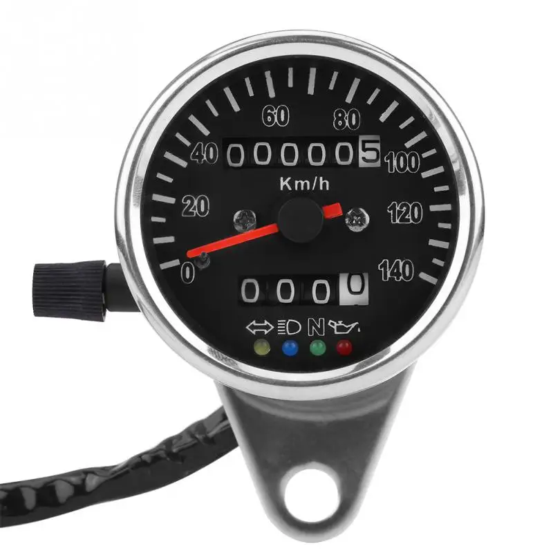 Digital 12V Universal Motorcycle Speedometer Odometer Tachometer Gauge fuel meter LED Indicator | Автомобили и мотоциклы