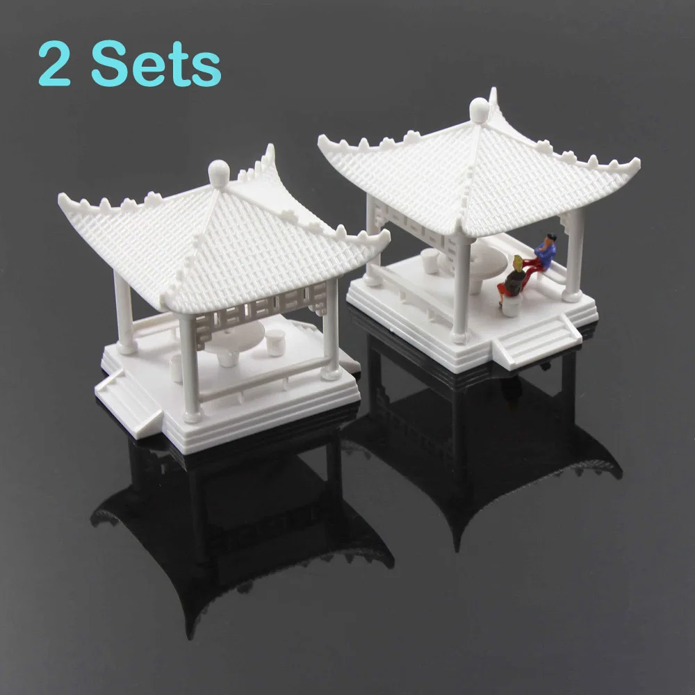 Evemodel GY02 2 комплекта модель павильона Gloriette китайское строительство образование