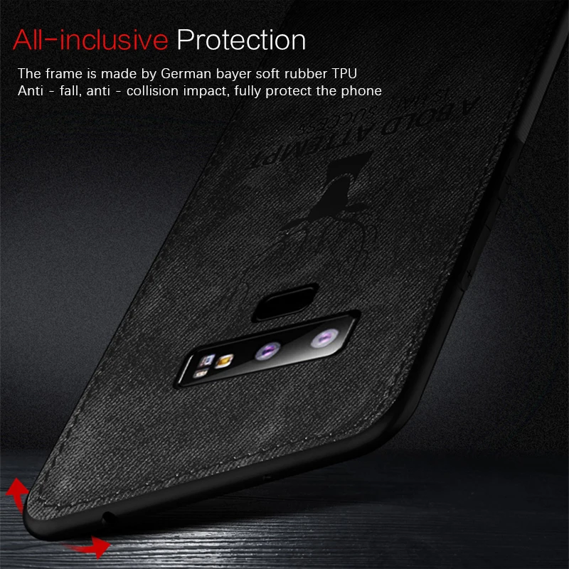 Чехол для Samsung Galaxy S10 A10 A30 A50 A60 A70 M10 M20 M30 J4 J6 Plus J8 2018 тонкий тканевый силиконовый