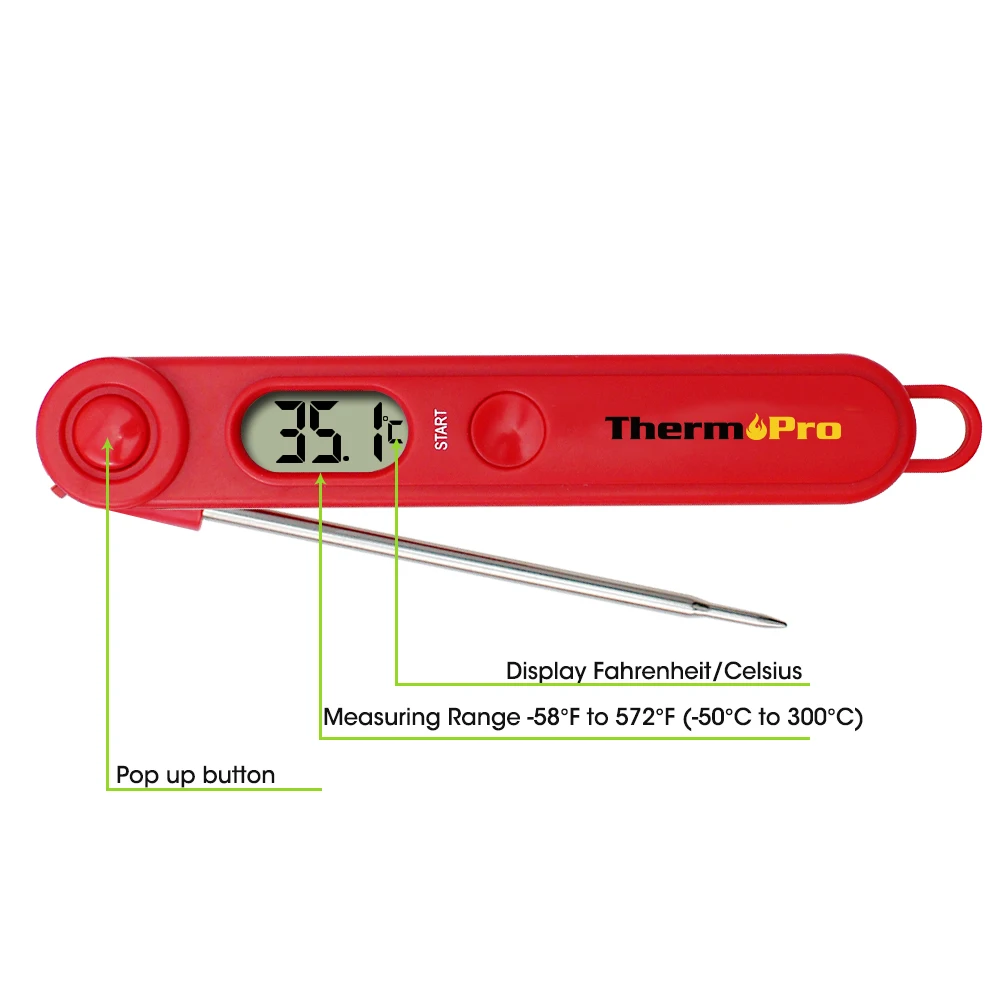 ThermoPro TP 03 ультра быстрой и точной цифровой Кухня Еда мясо Пособия по кулинарии